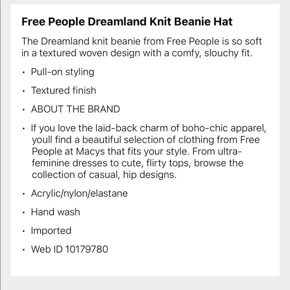 Free People Hat - Picture 2 of 4